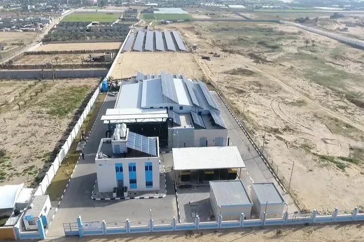 Desalination plant in Gaza. IDF