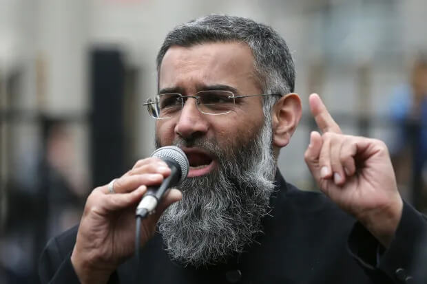 Anjem Choudary. AP