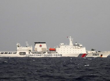 China Coast Guard 5901 is the world’s largest coast guard vessel. China Coast Guard