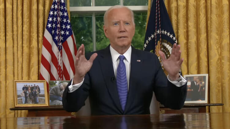 President Joe Biden addresses America about why he left the 2024 presidential race. White House