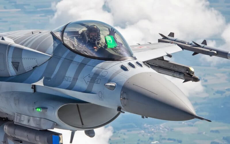 A Polish F-16. Polish Armed Forces