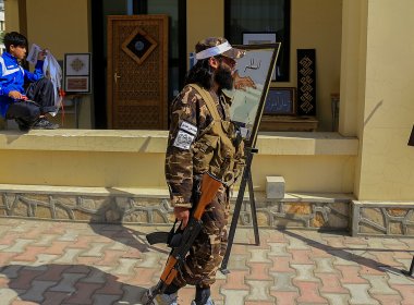 Taliban security patrol in Kabul, Afghanistan, Aug. 25, 2024. EFE