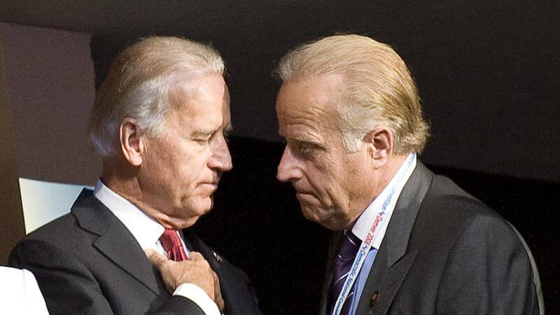 Joe and James Biden. justthenews.com