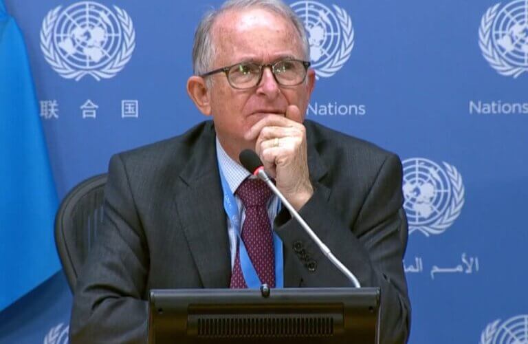 Richard Bennett, the special rapporteur for human rights in Afghanistan. ohchr.org