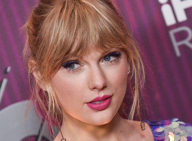 Taylor Swift at the Heart Radio Music Awards in Los Angeles, CA. shutterstock.com