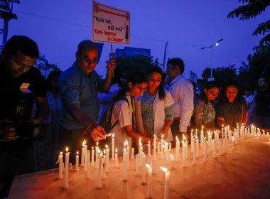 A vigil for the murdered doctor in Kolkata last month. Reuters