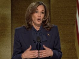 Vice President Kamala Harris formally accepts the Democratic nomination for president at the Democratic National Convention in Chicago. facebook.com