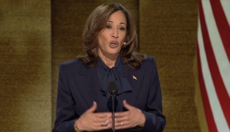 Vice President Kamala Harris formally accepts the Democratic nomination for president at the Democratic National Convention in Chicago. facebook.com