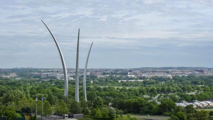 The U.S. Air Force Memorial, Arlington, Va. facebook.com