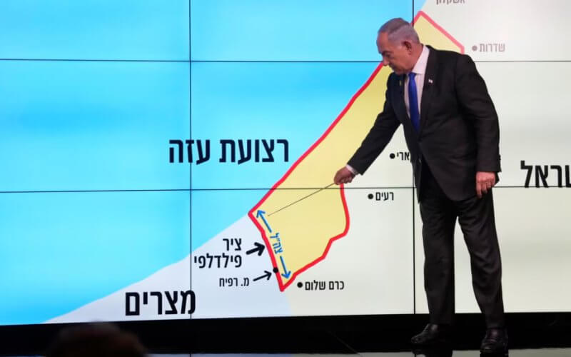 Israeli Prime Minister Benjamin Netanyahu during a news conference in Jerusalem, Sept. 2, 2024. AP