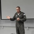 Maj. Gen. Tomer Bar speaks to officers at the Tel Nof Airbase, September 26, 2024. IDF