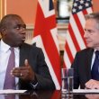 David Lammy and Antony Blinken in London Sept 10, 2024. AP