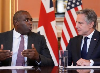 David Lammy and Antony Blinken in London Sept 10, 2024. AP