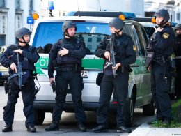 German police respond to a possible terrorist attack on Israel's consulate in Munich. AP