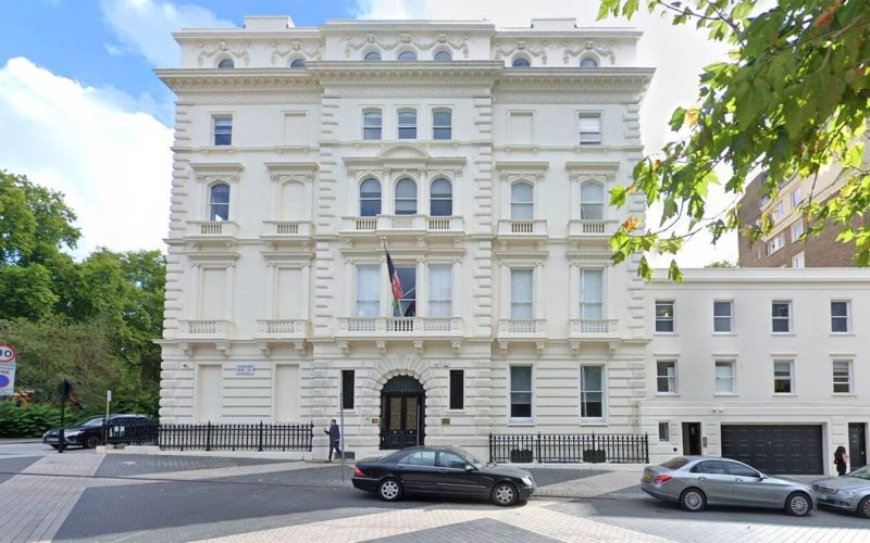 The Afghan embassy in London. google.com