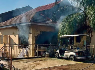 A Home hit by a Hezbollah missile in Kfar Yuval. ynetnews.com