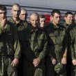 Russian military recruits. AP