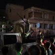 Members of Hamas taking part in a rally in Gaza City. AP