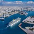 The port of Piraeus in Greece. mediterranean-cruise-ports-easy.com