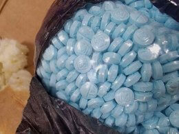 Fentanyl pills seized during a drug bust. U.S. Drug Enforcement Administration