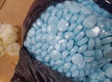 Fentanyl pills seized during a drug bust. U.S. Drug Enforcement Administration