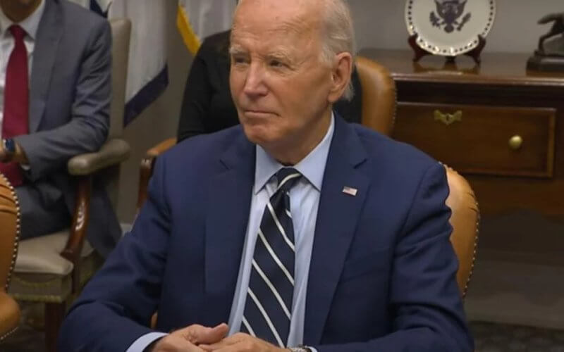 President Joe Biden briefs media members about the administration's response to hurricanes Helene and Milton on Oct. 8, 2024. youtube.com