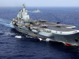 China's Liaoning aircraft carrier. HPIC/dpa/picture alliance