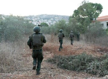 Israeli soldiers in southern Lebanon. IDF