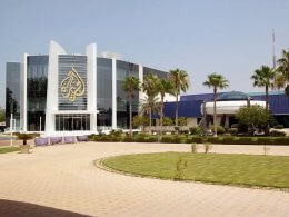 The headquarters of Al Jazeera Media Network in Doha, Qatar. Reuters