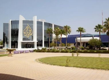 The headquarters of Al Jazeera Media Network in Doha, Qatar. Reuters