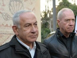 Prime Minister Benjamin Netanyahu and Defense Minister Yoav Gallant. GPO