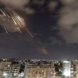 Israel's Iron Dome anti-missile system intercepts rockets in Ashkelon on October 1, 2024. Reuters