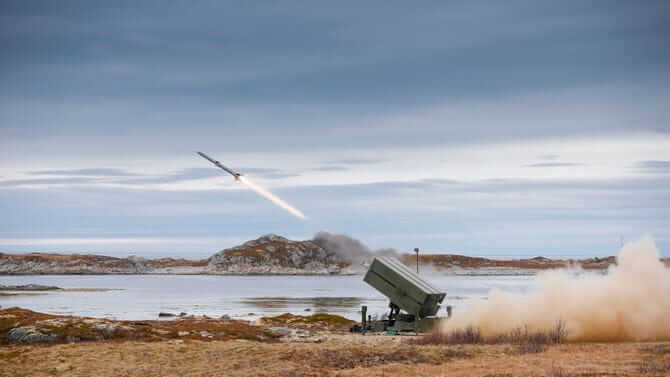 The NASAMS system is an adaptable medium-range air defense platform. rtx.com