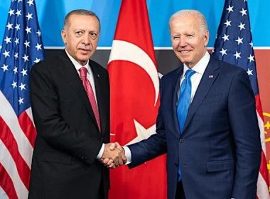 Joe Biden attends a bilateral meeting with President Recep Tayyip Erdogan of Turkey during the NATO Summit, Wednesday, June 29, 2022, at IFEMA Madrid in Madrid. wnd.com