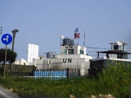 A UNIFIL facility in Markaba, Lebanon. AP