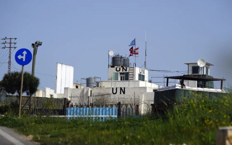 A UNIFIL facility in Markaba, Lebanon. AP