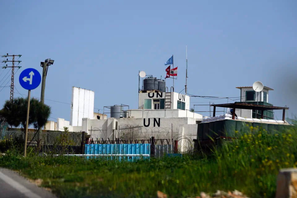 A UNIFIL facility in Markaba, Lebanon. AP