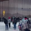 Migrants at the U.S.-Mexico border in Arizona. dailycallernewsfoundation.org