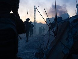 Israeli soldiers operate in southern Lebanon. IDF