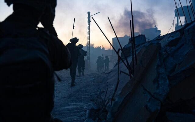 Israeli soldiers operate in southern Lebanon. IDF