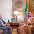 Saudi Crown Prince Mohammed bin Salman receives the Islamic Republic's Foreign Minister Abbas Araghchi in Riyadh. Saudi Press Agency