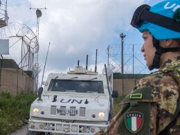 UNIFIL personnel patrol between Ras Naqoura and Labounieh. un.org