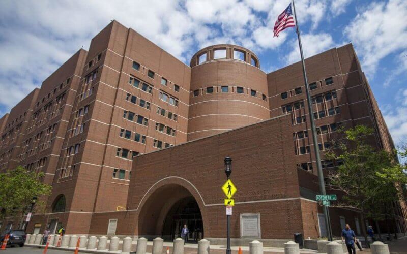 John Joseph Moakley United States Courthouse in Boston. WBUR