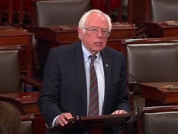 The bill's chief sponsor, Sen. Bernie Sanders (I-VT). cnn.com