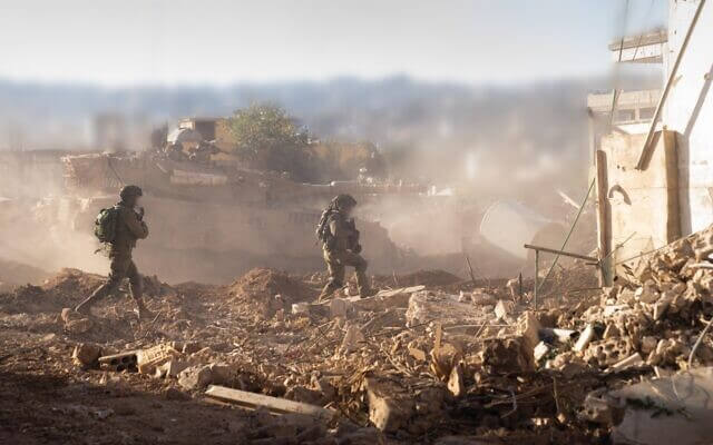 Israeli soldiers operating in south Lebanon. IDF