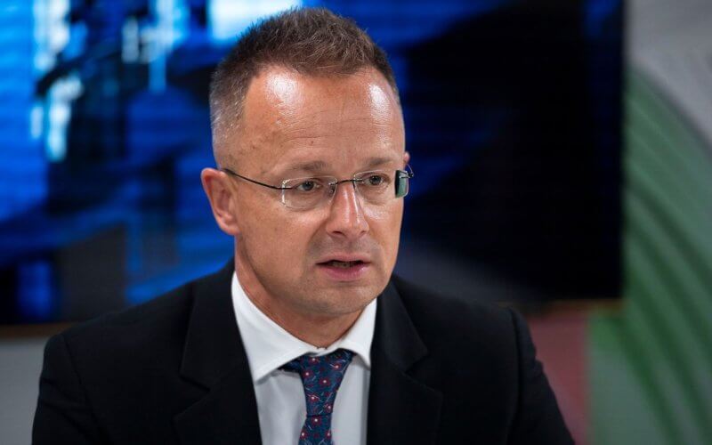 Hungarian Foreign Minister Péter Szijjártó. Bodnár Boglárka