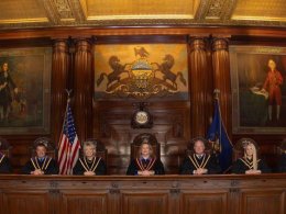 The official Pennsylvania Supreme Court photo taken on July 1, 2024 in Pittsburgh. facebook.com