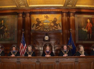 The official Pennsylvania Supreme Court photo taken on July 1, 2024 in Pittsburgh. facebook.com