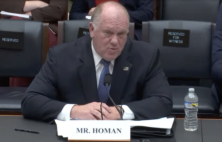 Tom Homan, President-elect Donald Trump's nominee to be U.S. border czar, testifies at a hearing of the House Judiciary Subcommittee on Immigration Integrity, Security, and Enforcement in March 2024. U.S. House