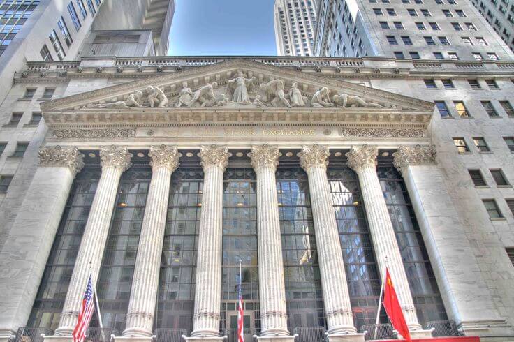 The New York Stock Exchange. pinterest.com